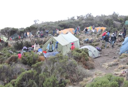 Camping at Mt